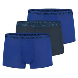 Michael Kors 3P Supreme Touch Trunks Blau Small Herren