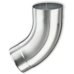 Rohrbogen 60° Grömo mit Einzug, Quartz-Zinc, verschiedene Größen (Ausführung: Ø 100mm)
