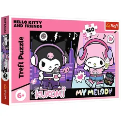 Puzzle - 160 - Kuromi-Regeln - Hello Kitty Trefl 15430