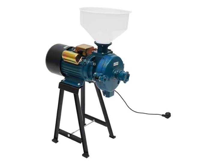 Getreidemühle, elektrisch, 2200 W, 1400 U/min, 75 kg/h, Mehl Mehlmühle 150 mm, für aber Ca Fe Supermarkt, Lebensmittelgeschäft, Getreide, Fabrik, Restaurant