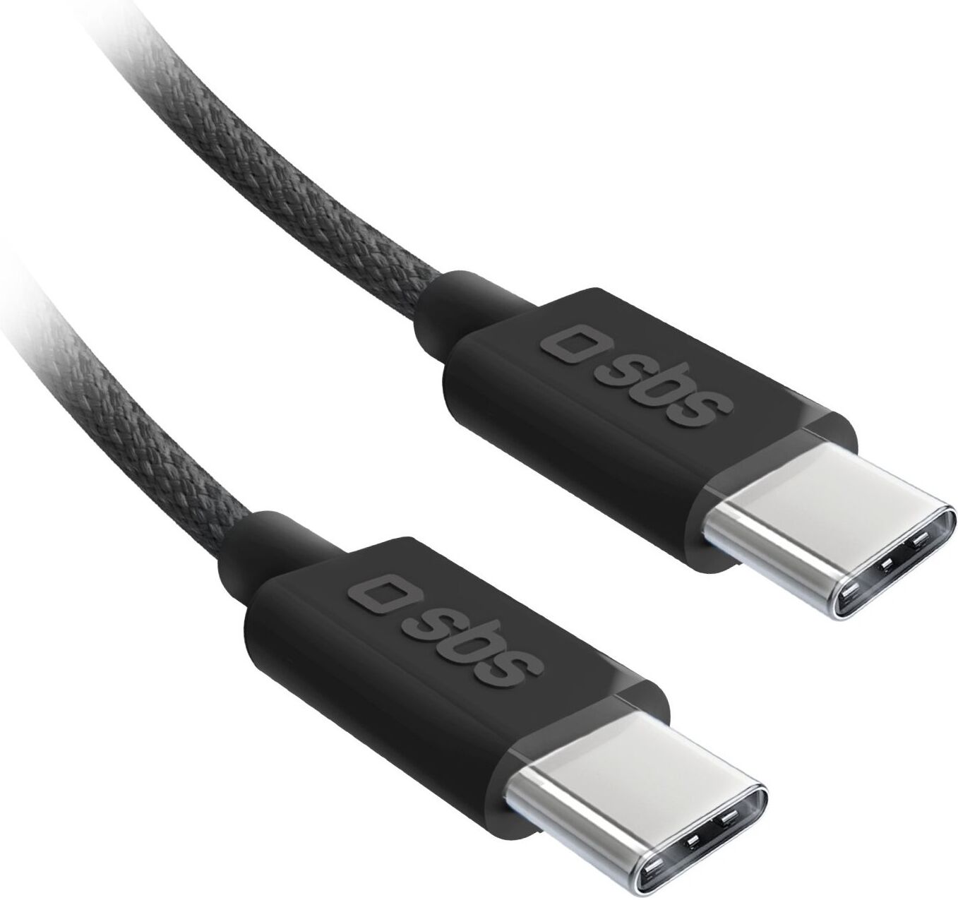 Cavo USB C Sbs TECABLETISSUETCCK 60W Black