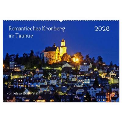 Romantisches Kronberg im Taunus (Wandkalender 2026 DIN A2 quer), CALVENDO Monatskalender