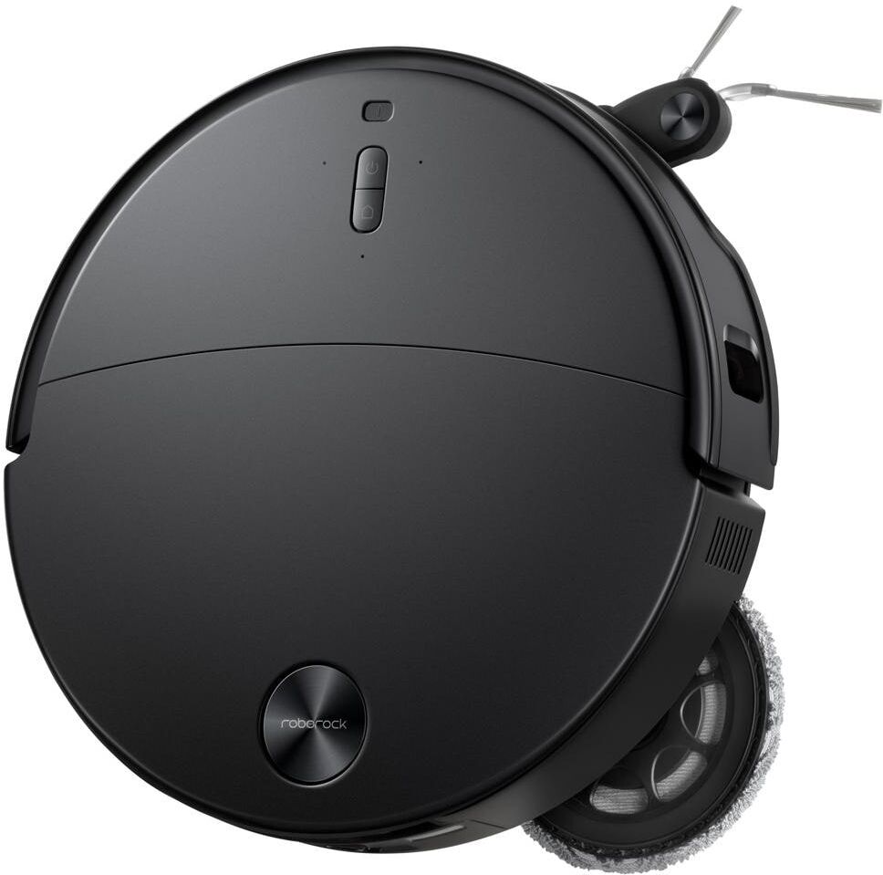 ROBOROCK Saugroboter "Qrevo Edge 2X", schwarz, B:35cm H:8cm T:35cm, Saugroboter, 25.000 Pa HyperForce-Saugkraft, Multifunktionsstation, Saugroboter schwarz Einheitsgröße