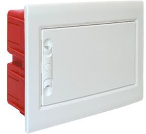 Ettroit Centralino Elettrico Da Incasso 8 Moduli Con Portello Cieco Grigio Ip40 - Db112908