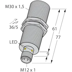 Turck Sensor BI10NF-EM #1615002
