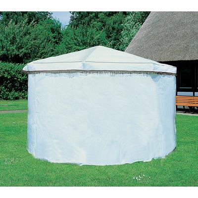 Pavillon-Schutzhülle PROMADINO, weiß, B:595cm L:162cm, Polyethylen (PE), Planen, für Pavillon »Rosenheim«, weiß