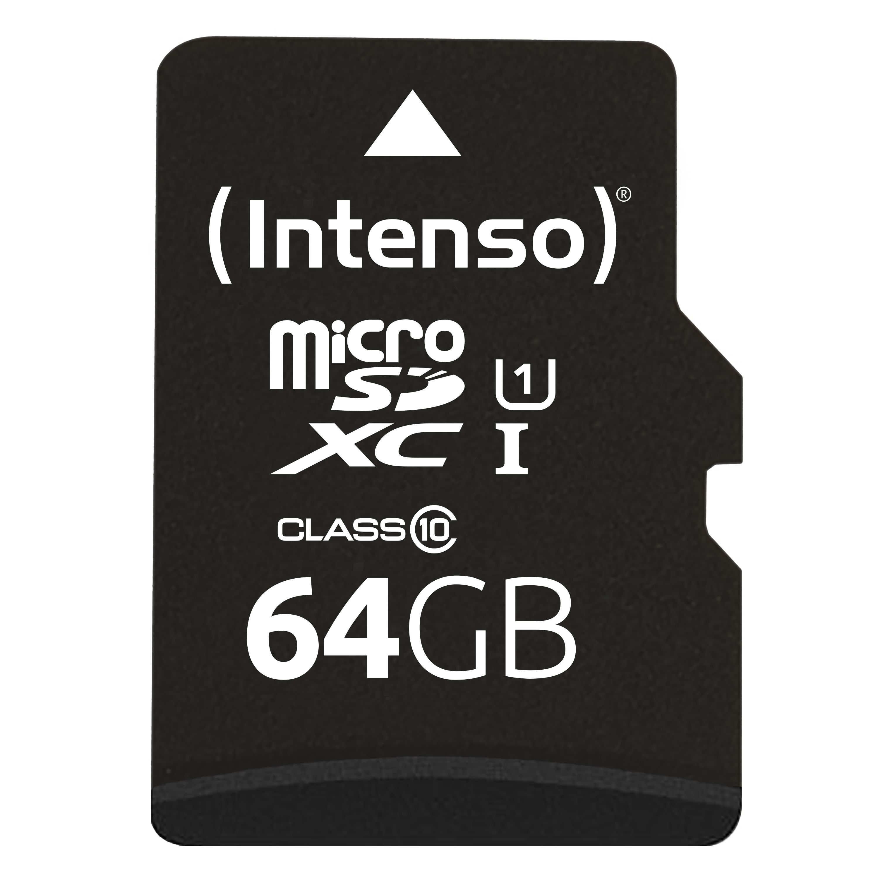 Intenso MicroSD Speicherkarte 64 GB Class 1 (U1) Klasse 10 3424490 Performance