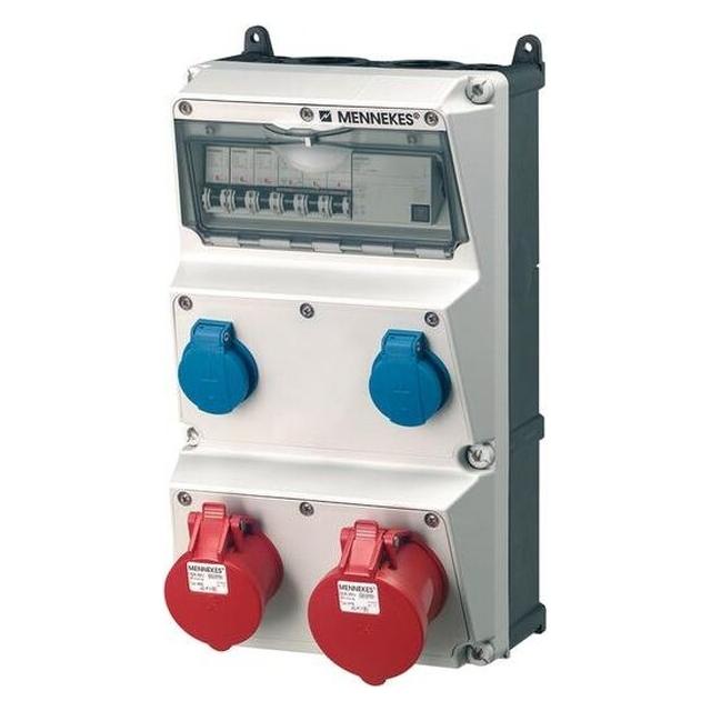Mennekes STECKD.KOMB.2XSCHUK-1XCEE16-32 / MENNEK 930318 M.FI+AUTOMAT AM 930318 (CEE 16/3) (AM 930318)