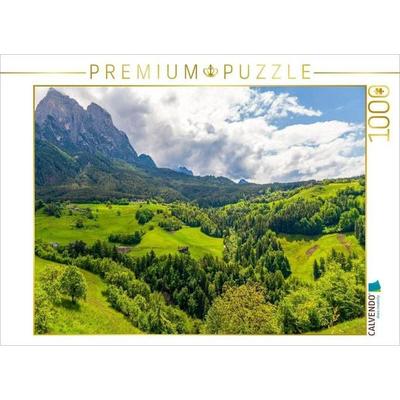 CALVENDO Puzzle Landschaft bei Kastelruth | 1000 Teile Lege-Größe 64x48cm Foto-Puzzle für glückliche Stunden