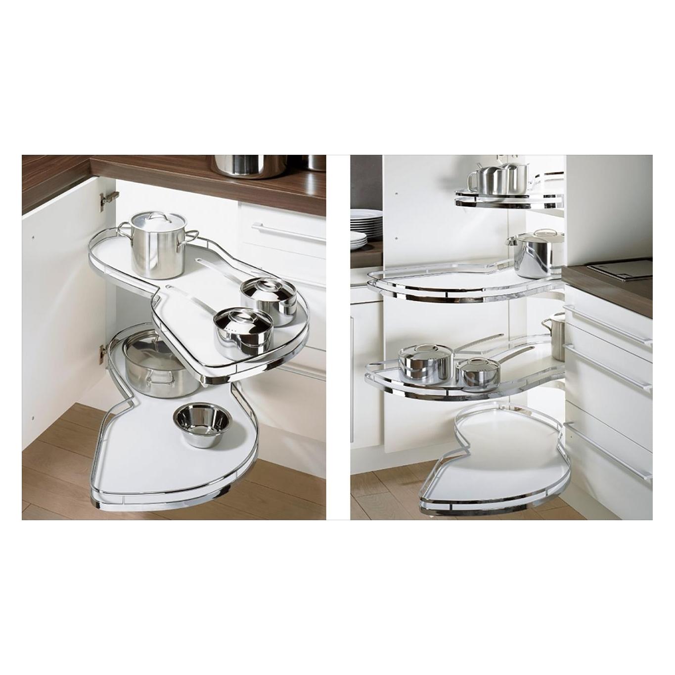 Hettich Eckschrank-Schwenkbeschläge LeMans II Arena STYLE (1 Stk.) (913615100)