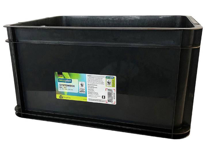 Oecoplan Systembox Schwarz A4 15 l