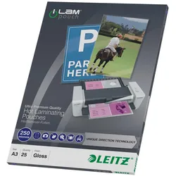 Leitz, Laminierfolie, Laminiertaschen (A3, 250 μm)