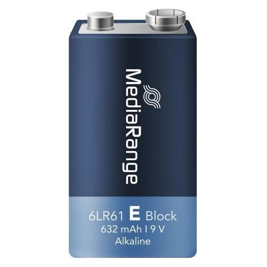 MediaRange Premium Alkaline (1 Stk., E Block, 632 mAh) (MRBAT107)