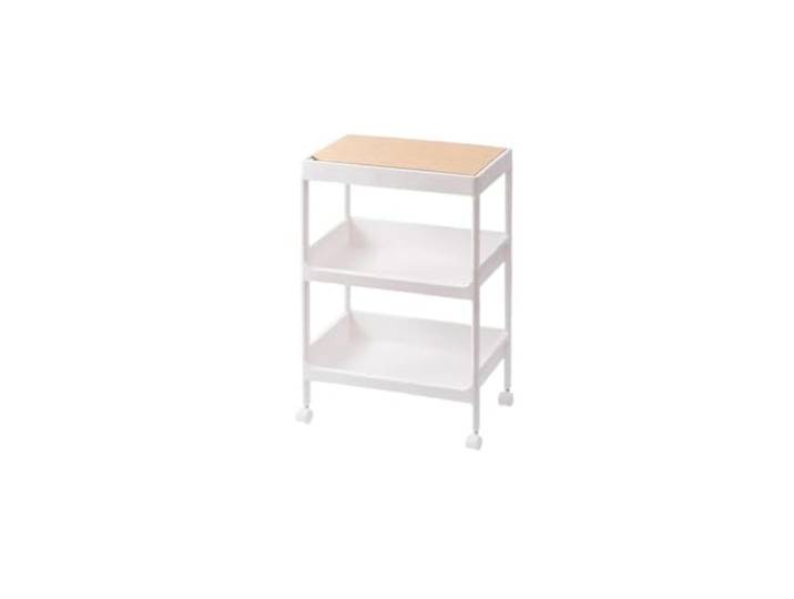 Mehrschichtiges mobiles Bodenlagerregal Multifunktionaler Trolley for Küche, Wohnzimmer und Nachttisch(3rd Floor-A)