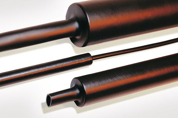 HellermannTyton MA47-8/2-PO-X-BK Krimpfolie, Zwart, 1 meter, Verhouding 4:1