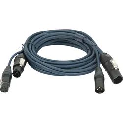DAP FP-13 Hybrid Cable - powerCON TRUE1 & 3-pin XLR - DMX / Power DMX & Strom - 15 m