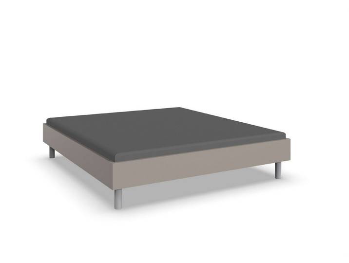 freiraum Bettgestell Easy Beds Standard, Liegefläche 180x200cm, SAHARAGRAU - 189x38x210cm (BxHxT)