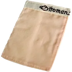 Seiden Peelinghandschuh - Sanftes Gesichtspeeling & Körperpeeling - 100% Kokonseide ohne Schadstoffe - Fördert Durchblutung & Hautregeneration - 11x8cm