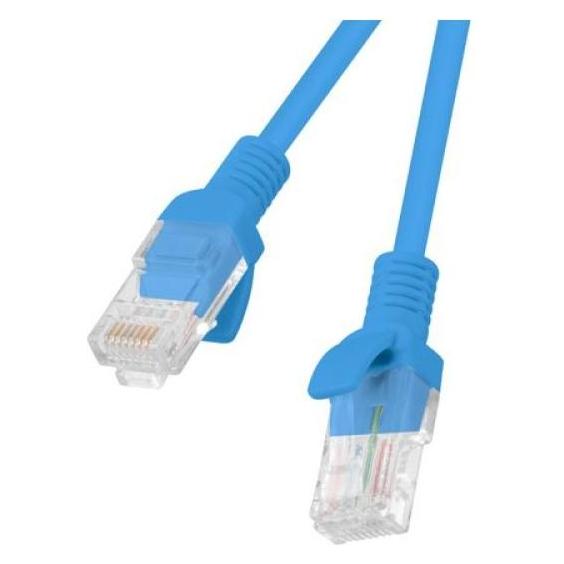 Lanberg Patchcord UTP kat.6 niebieski (U/UTP, CAT6, 0.25 m) (PCU6-20CC-0025-B)