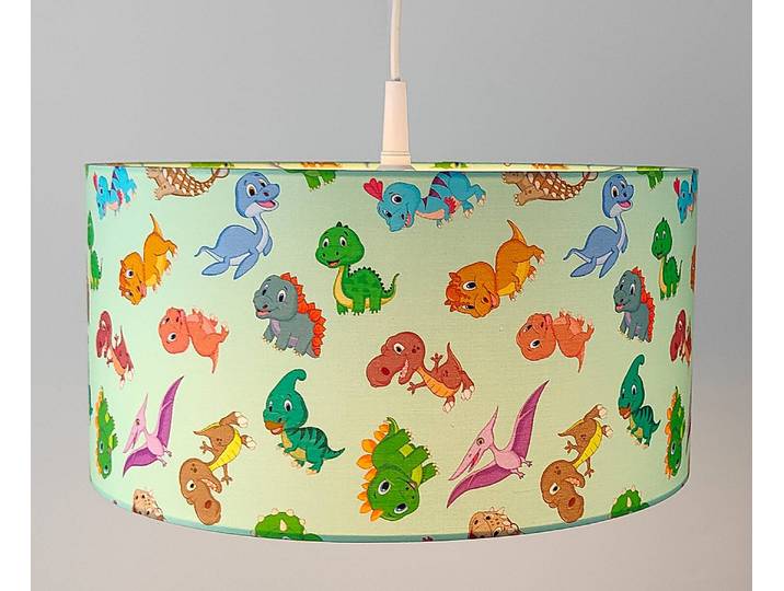 Suspension Dinos Multicolore Tissu mélangé 35 x 18 x 35cm