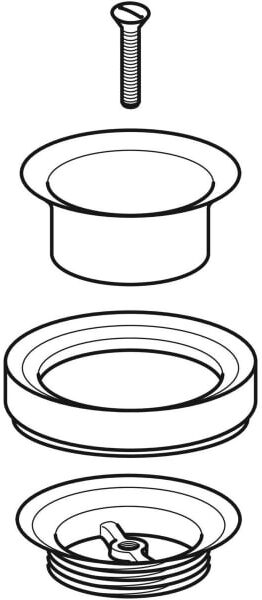 Robinet de vidange Geberit 597378000 pour aires de jeux et de lavage