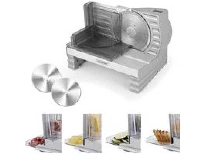 Kitchencook - M_slice_x - Trancheuse électrique - 150 W - 2 Lames Inox