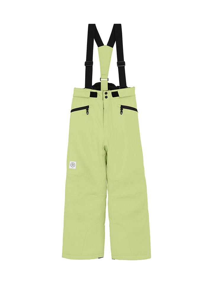 Color Kids Ski-/ Snowboardhose in Grün - 104