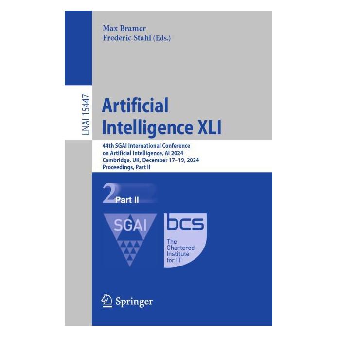 Springer Artificial Intelligence XLI (Englisch, Softcover, Frederic Stahl, Max Bramer) (53145076)