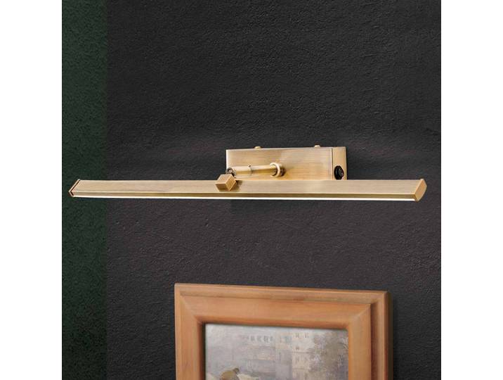 ORION LED-Bilderleuchte Suren in Altmessing, 50 cm, bronze / altmessing, für Wohn- / Esszimmer, Metall