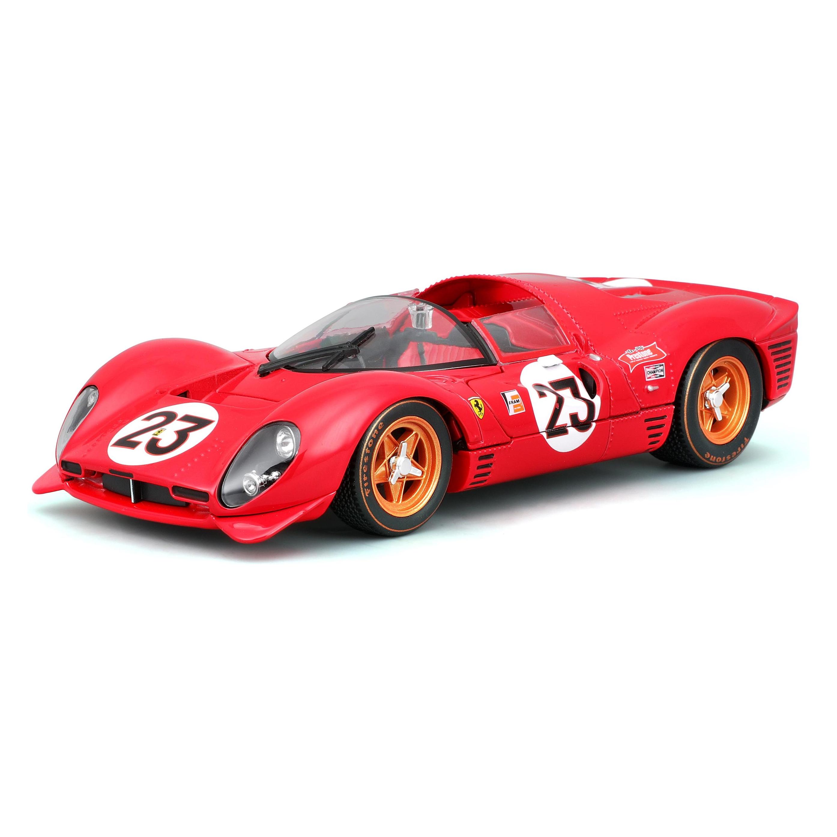 Bburago Ferrari Racing 330 P4 Daytona 1/24 rot (18-26310)