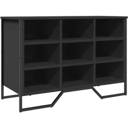 vidaXL Schuhregal Schwarz 90x38x61,5 cm Holzwerkstoff