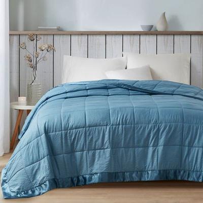 Jla Home/Bed Cambria Down Alternative Blanket, King, Slate Blue