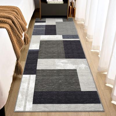 Garvee Modern Geometric Boxes Pattern Area Rug