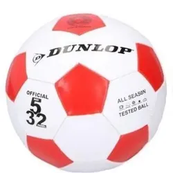 Dunlop - Fußball- Ball Größe 5 (rot)