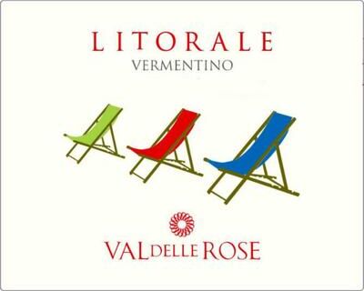"""Val delle Rose""" """Val delle Rose Litorale Vermentino 2025 White Wine - Italy"""