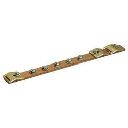 Hager UZ010 Hager UZ010 Erdungsschiene universN Cu 20x5mm 1feldig Erdungsschiene Kupfer 1 St.