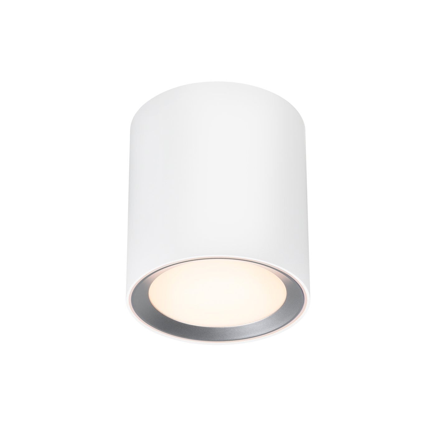 Nordlux Landon Witte Opbouwspot voor Badkamer, Dimbaar, IP44, 14 cm