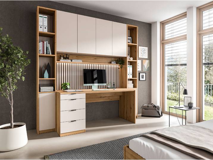 OSLO Bürokombination, Material Dekorspanplatte