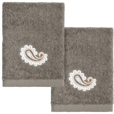 Authentic Hotel and Spa Turkish Cotton Mackenzie 2PC Washcloth Set