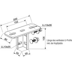 Rico Kopfplatte 16A8-40