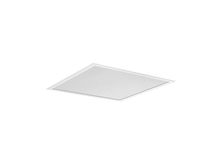 BRUMBERG LED-Panel Aggy 62x62cm DALI 3.000K mikroprismatisch Aggy, dimmbar, weiß / opal, für Arbeitszimmer / Büro, Aluminium, Einbauleuchte