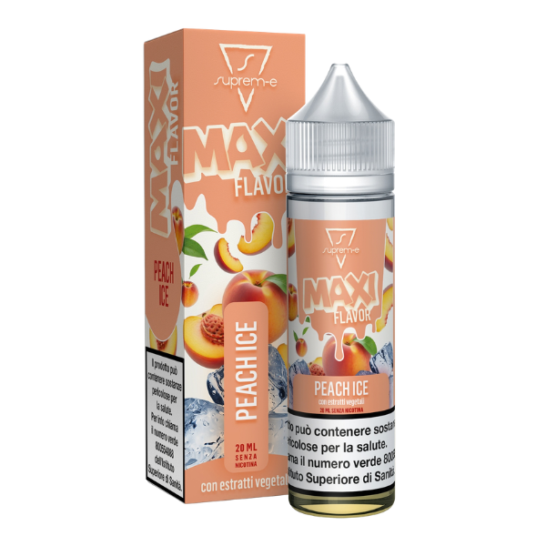 Suprem-e Peach Ice Maxi Flavor Liquido Shot Mix 20ml Pesca Ghiaccio