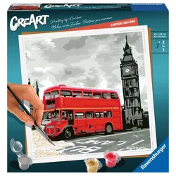 Ravensburger Beschäftigung - CreArt Malen nach Zahlen - London Calling – ab 12 Jahren