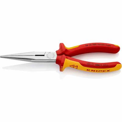 KNIPEX Telefonzange, 200mm, gerade, Schutzisoliert 1000V, 2-Komponenten, VDE