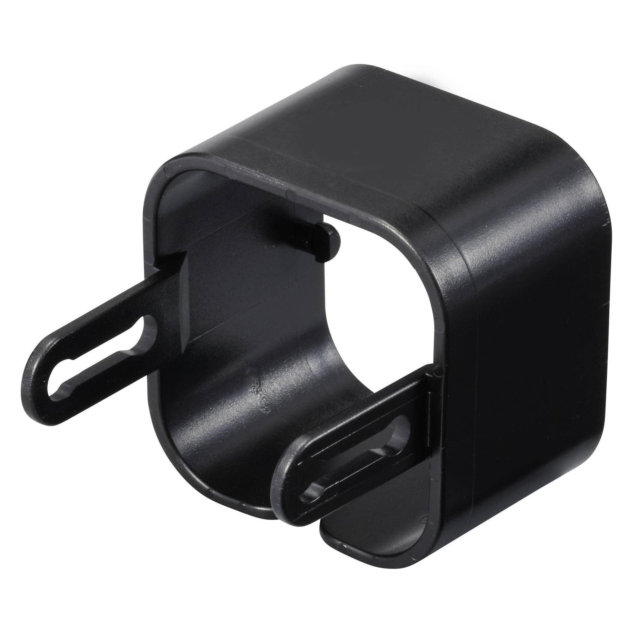 Tru Components Modularer Kabelhalter TC-12533296 ABS Kunststoff Schwarz 40 mm I (TC-12533296)