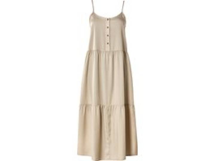 ESMARA® Robe mi-longue femme (beige)