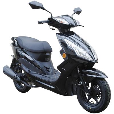 Motorroller GT UNION "GT3 45", schwarz (schwarz, schwarz), Motorroller, 45 km/h, Luftgekühlter Motor, B:68cm H:105cm L:183cm