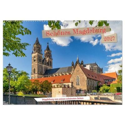 Schönes Magdeburg (Wandkalender 2027 DIN A2 quer), CALVENDO Monatskalender