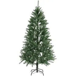 Juskys Weihnachtsbaum Talvi 180 cm hoch – künstlicher Tannenbaum aus PE-Kunststoff mit Metallständer