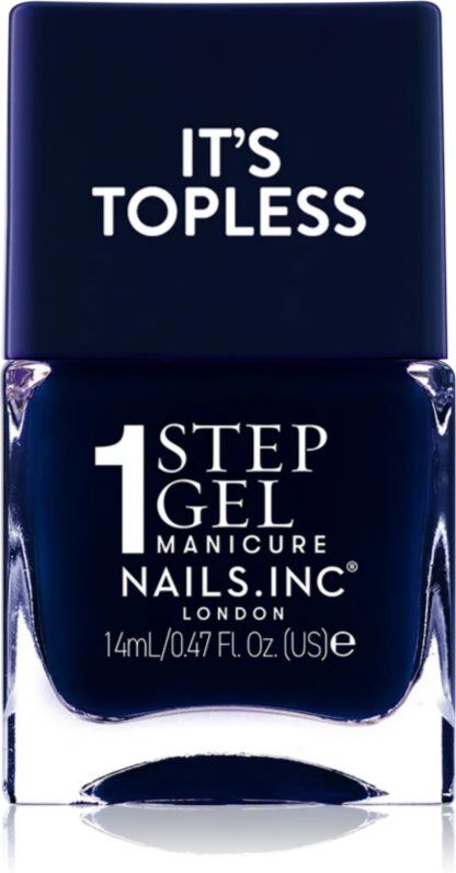 Nails Inc. It’s Topless gel nail polish with long-lasting effect shade Whitney 14 ml